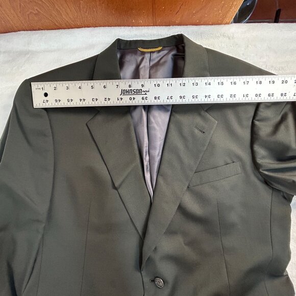 Hart Schaffner & Marx Gold Trumpeter Nordstrom Mens Two-Button Blazer 44R Gray - Picture 6 of 8